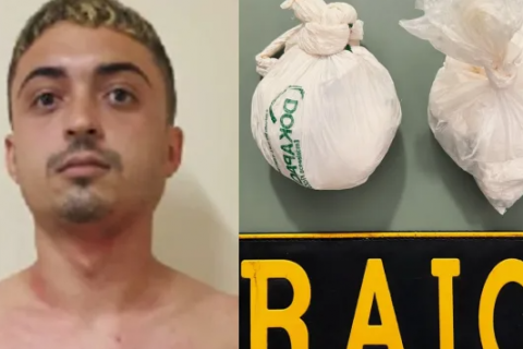 Jovem preso por tráfico de drogas em Várzea Alegre e uma idosa em Brejo Santo que já foi tornozelada