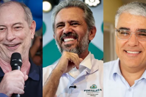 Ipec: Ciro tem 43%, Elmano 31% e Girão 6% na disputa pelo governo do Ceará
