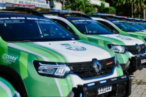 Brejo Santo e Campos Sales ganham novas viaturas da PM em 4º lote entregue pelo governo do Ceará