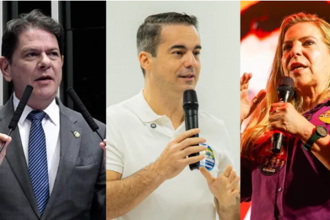 Três candidatos estão tecnicamente empatados na disputa pelas duas vagas do Ceará; margem de erro da pesquisa é de três pontos percentuais.